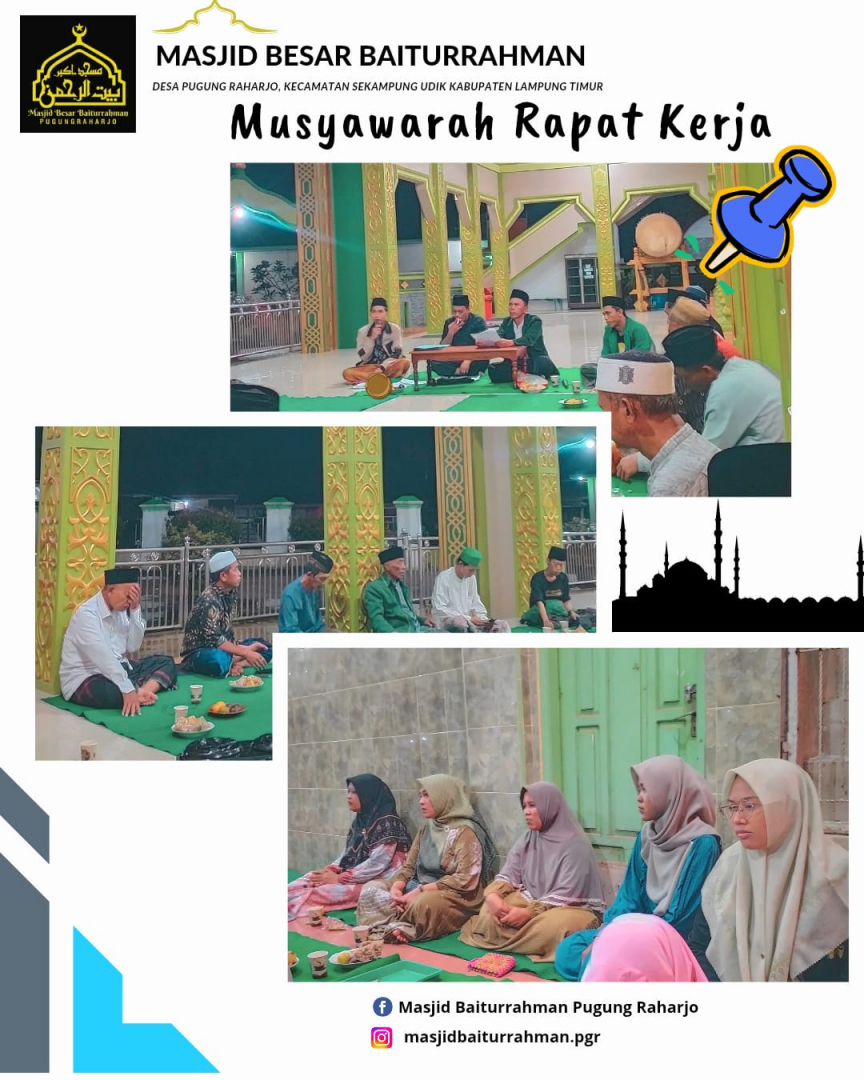 Rapat Program Kerja Tamir Masjid Baiturrahman